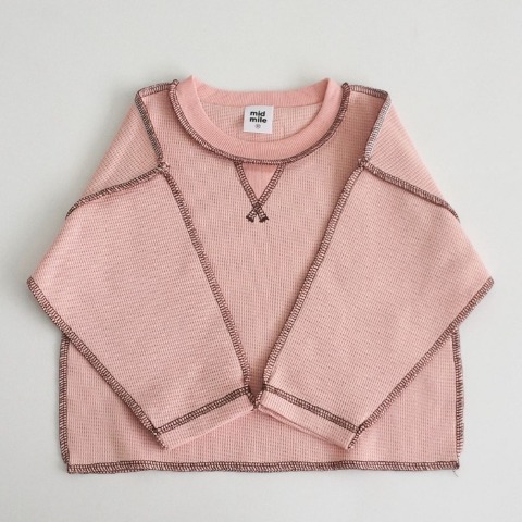 ベビー　長袖Tシャツ（80～100cm・midmile/むくぞー）