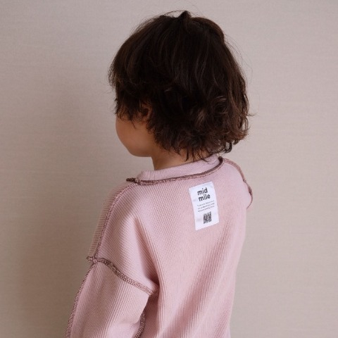 ベビー　長袖Tシャツ（80～100cm・midmile/むくぞー）