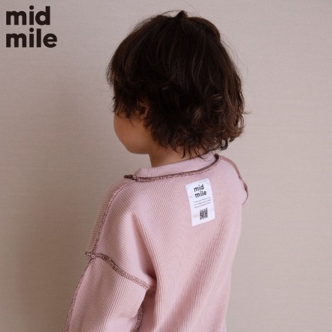 ベビー　長袖Tシャツ（80～100cm・midmile/むくぞー）