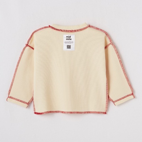 ベビー　長袖Tシャツ（80～100cm・midmile/むくぞー）