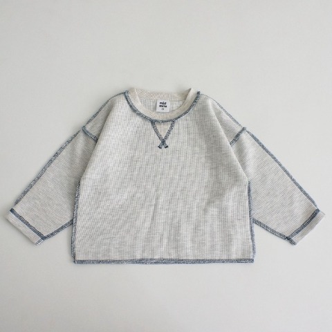 ベビー　長袖Tシャツ（80～100cm・midmile/むくぞー）