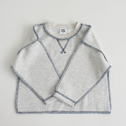 ベビー　長袖Tシャツ（80～100cm・midmile/むくぞー）