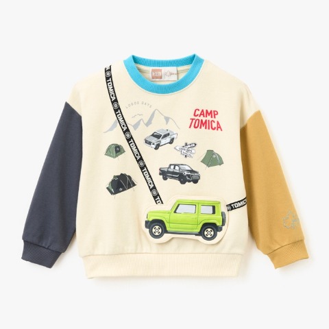ベビー　プルオーバー（100cm・トミカ×LOGOS DAYS）