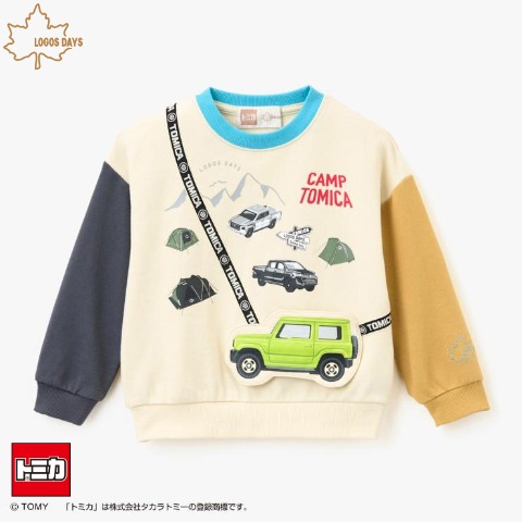 ベビー　プルオーバー（100cm・トミカ×LOGOS DAYS）
