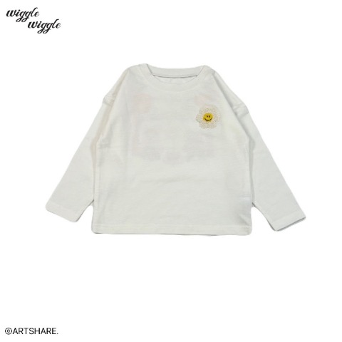 ベビー　長袖Tシャツ（90・100cm・wiggle wiggle）