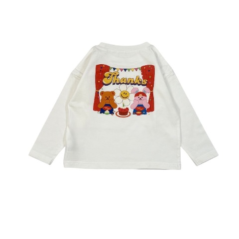 ベビー　長袖Tシャツ（90・100cm・wiggle wiggle）