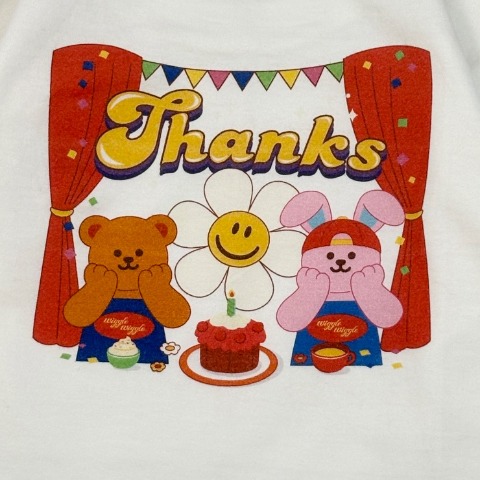 ベビー　長袖Tシャツ（90・100cm・wiggle wiggle）