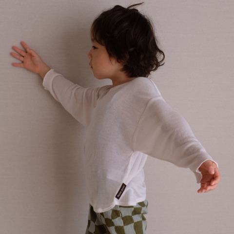 ベビー　長袖Tシャツ（80～100cm・midmile/むくぞー）