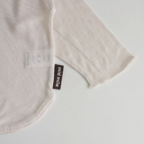 ベビー　長袖Tシャツ（80～100cm・midmile/むくぞー）