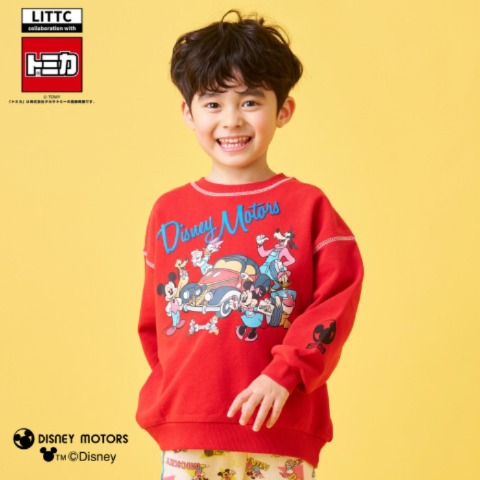 ベビー　トレーナー（90・100cm・LITTC/DISNEY MOTORS COLLECTION）