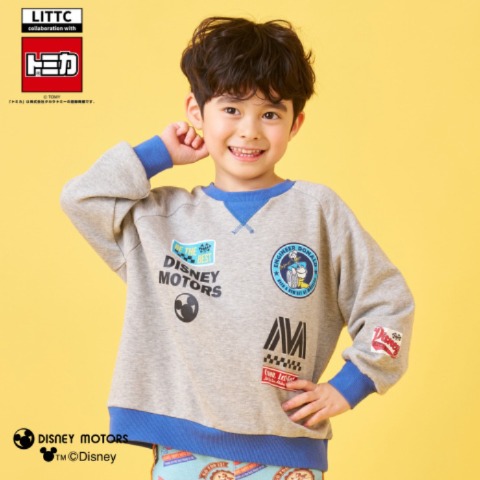 ベビー　トレーナー（90・100cm・LITTC/DISNEY MOTORS COLLECTION）