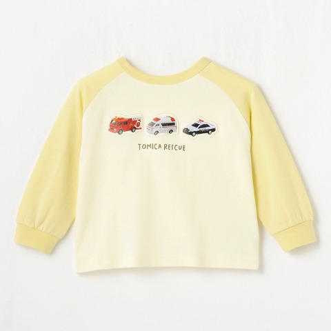 ベビー　長袖Ｔシャツ（90・100cm・TOMICA/どっちもせいかい）