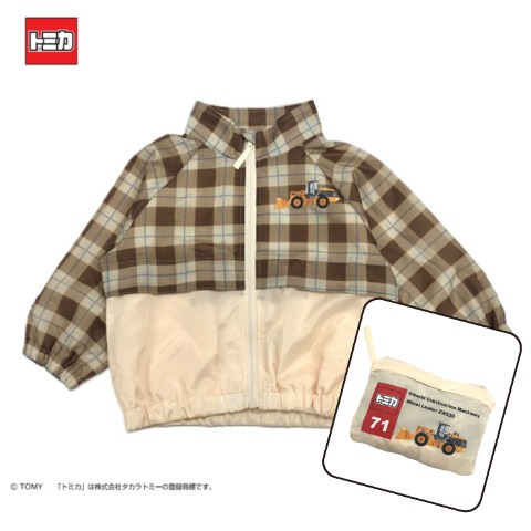 ベビー　ウインドブレーカー（90・100cm・トミカ）