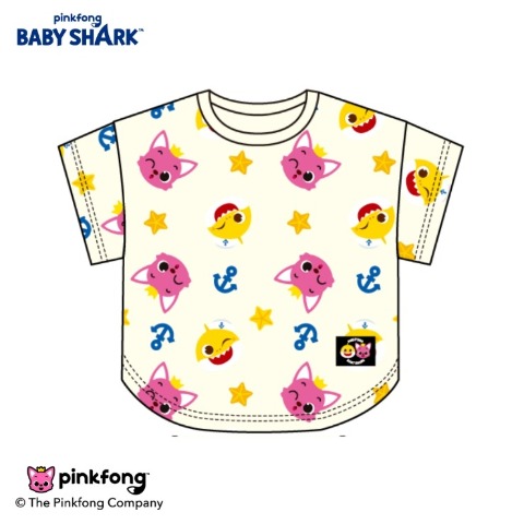 ベビー　半袖Tシャツ（80～100cm・ベイビーシャーク）