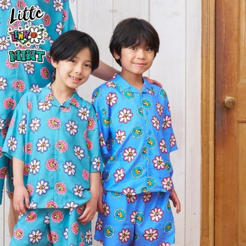 ベビー シャツ (90・100cm・LITTC・LINK＠・MINT) | しまむら