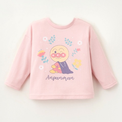 ベビー　長袖Tシャツ（90cm・100cm・アンパンマン）