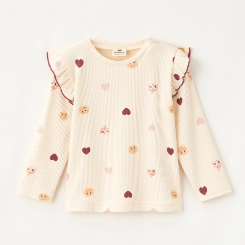 ベビー　長袖Tシャツ（80・90・100cm・アンパンマン）