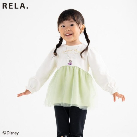 ベビー　長袖チュニック（90・100cm・RELA./Disney）