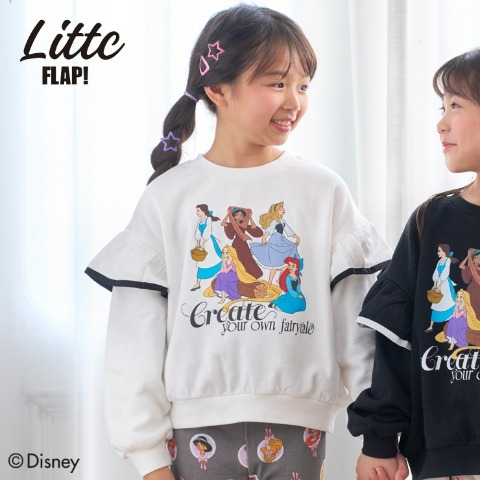 ベビー　裏起毛トレーナー（90cm・100cm・LITTC FLAP!/Disney）
