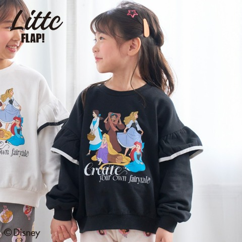 ベビー　裏起毛トレーナー（90cm・100cm・LITTC FLAP!/Disney）