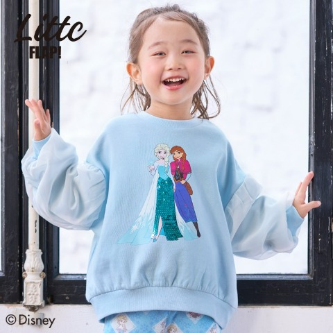ベビー　裏起毛トレーナー（90cm・100cm・LITTC FLAP!/Disney）