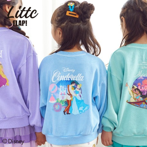 ベビー　裏起毛トレーナー（90cm・100cm・LITTC FLAP!/Disney）