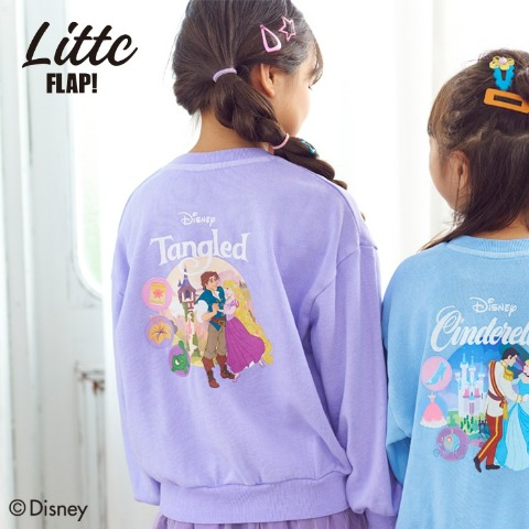 ベビー　裏起毛トレーナー（90cm・100cm・LITTC FLAP!/Disney）