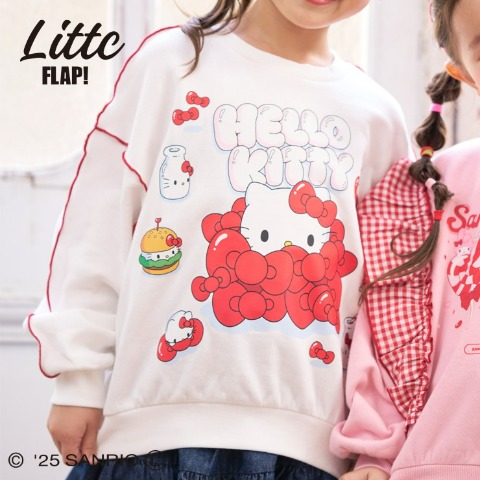 ベビー　裏起毛トレーナー（90cm・100cm・LITTC FLAP!/サンリオキャラクターズ）