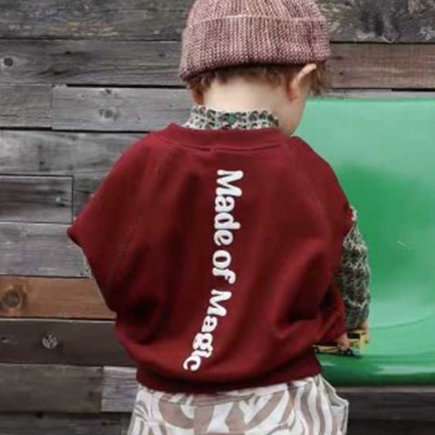 ベビー　裏毛ベスト（90・100cm・Caramelo）