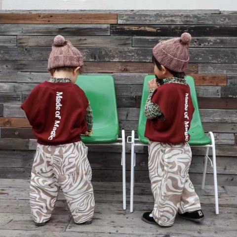 ベビー　裏毛ベスト（90・100cm・Caramelo）