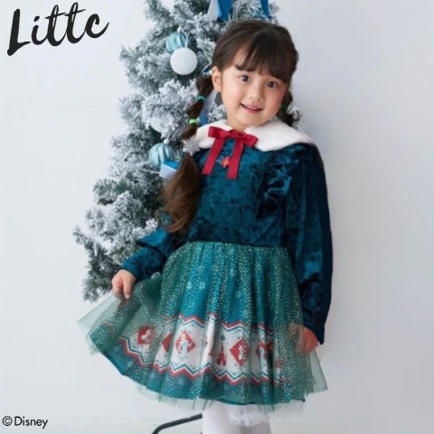 ベビー　ワンピース（90・100cm・LITTC/Disney）