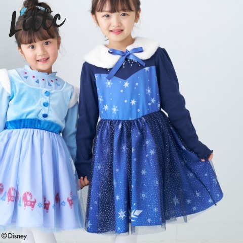 ベビー　ワンピース（90・100cm・LITTC/Disney）