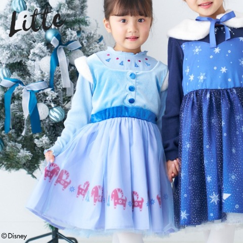 ベビー　ワンピース（90・100cm・LITTC/Disney）