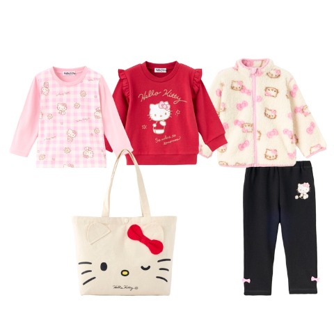 ベビー　ハッピーバッグ　5点セット（90・100cm・ハローキティ）