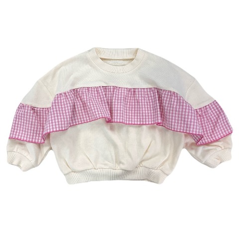 ベビー　フリルトレーナー（90・100cm・JUO/airi）