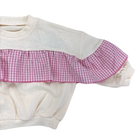 ベビー　フリルトレーナー（90・100cm・JUO/airi）