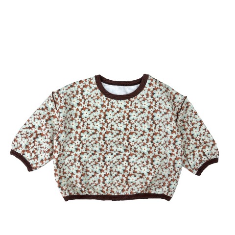 ベビー　総柄メロウトップス（90・100cm・JUO/airi）