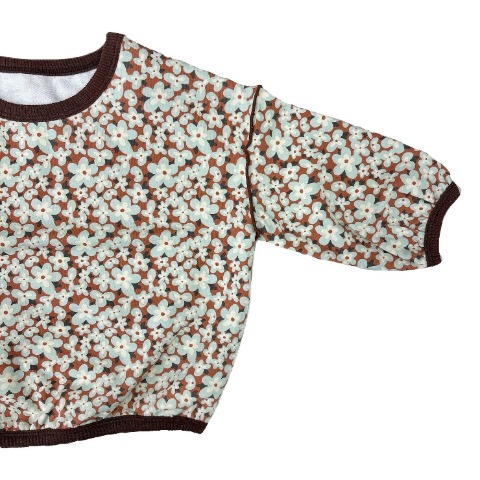 ベビー　総柄メロウトップス（90・100cm・JUO/airi）