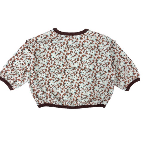 ベビー　総柄メロウトップス（90・100cm・JUO/airi）