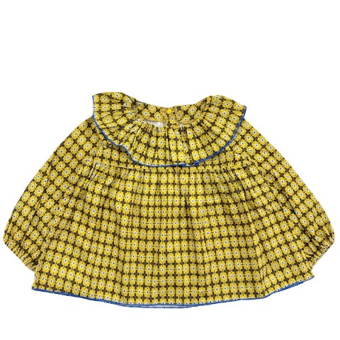 ベビー　総柄ブラウス（90・100cm・JUO/airi）