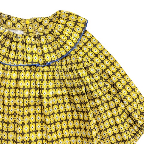 ベビー　総柄ブラウス（90・100cm・JUO/airi）