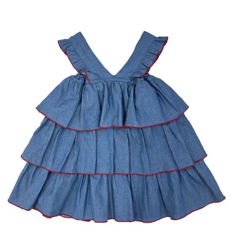 ベビー　ティアードワンピース（90・100cm・JUO/airi）