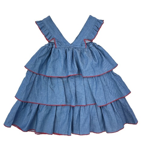 ベビー　ティアードワンピース（90・100cm・JUO/airi）