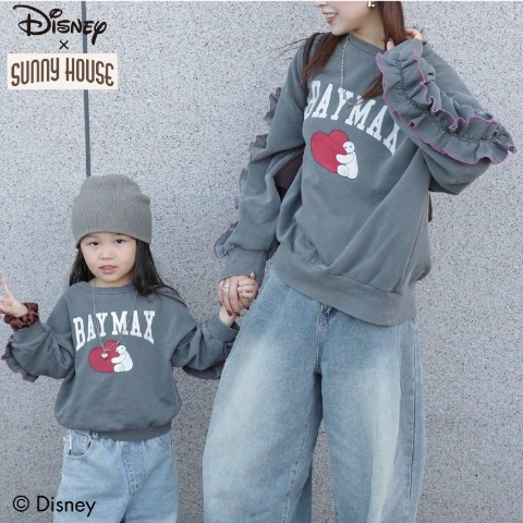 ベビー　長袖トレーナー（90・100cm・SUNNY HOUSE/Disney）