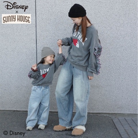 ベビー　長袖トレーナー（90・100cm・SUNNY HOUSE/Disney）