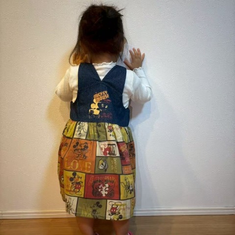 ベビー　ジャンバースカート（90･100cm・RELA.）