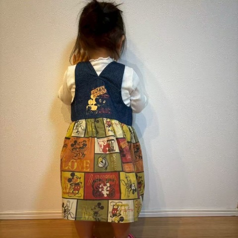 ベビー　ジャンバースカート（90･100cm・RELA.）