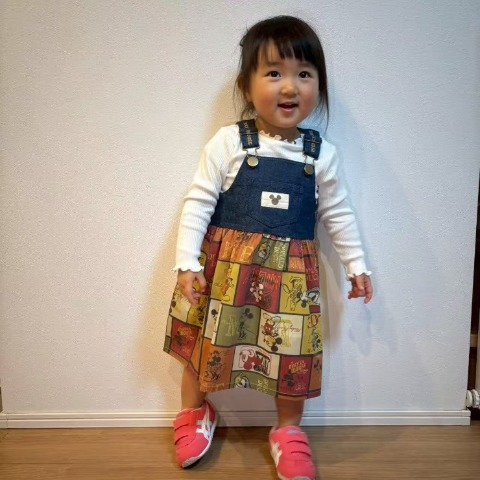 ベビー　ジャンバースカート（90･100cm・RELA.）