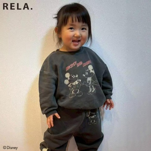 ベビー　長袖トップス（90cm～100cm・RELA./Disney)