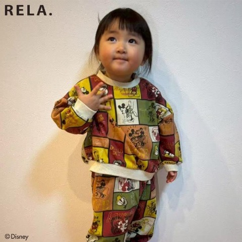 ベビー　長袖トップス（90･100cm・RELA./Disney）